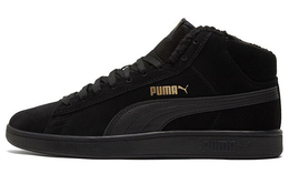 Кроссовки Puma Smash V2 Mid Winter 'Black Team Gold' 375870-02