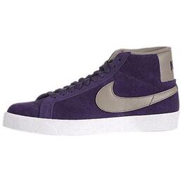 Nike Кроссовки Blazer Anti Slip, износостойкие, высокие, мужские, для скейтбординга, фиолетово-серые 310801-500 | purple gray