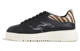 Кроссовки Emporio Armani Skateboarding Shoes Women's Low-top Black, черный x3x024xn3881r298 | black