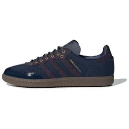 Кроссовки Adidas Samba OG ALWAYTH College Navy, темно-синий ih5186 | dark blue/shadow brown/matte gold