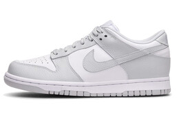 Кроссовки для скейтбординга Dunk SB женские, низкие, серые/белые Nike 311369-103