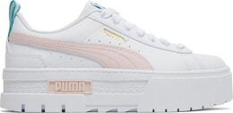 Кроссовки Puma Mayze Leather Jr White Chalk Pink, белый 384527 03 | white