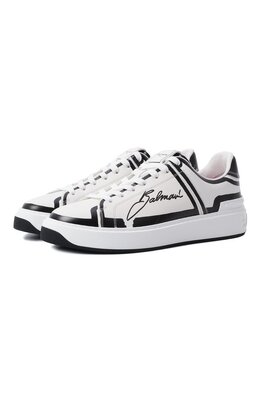 Кожаные кеды B-Court Balmain en1vi690/lclp