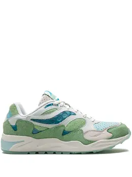Saucony Grid Shadow 2 panelled suede sneakers 22049998