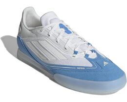 Кроссовки Unisex Adidas F50 Freestyle 24 Messi Indoor, цвет White/Gold Metallic/Blue Burst 9966140 | white/gold metallic/blue burst