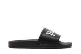 Кроссовки Palm Angels Wmns Pool Slider Black White, черный pwic002c99pla003 1001
