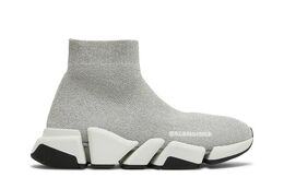 Кроссовки Balenciaga Wmns Speed 2.0 Sneaker Silver, серебряный 636833 w2de1 8191