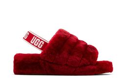 Кроссовки Ugg Wmns Fluff Yeah Slide Ribbon Red, красный 1095119 rbrd