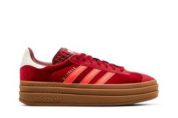 Кроссовки Adidas Wmns Gazelle Bold Bright Red Velvet, красный ig4388 | bright red velvet