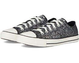 Кроссовки Converse Chuck Taylor All Star Low Top Glitter Sneaker, цвет Black/Egret/Black 9988768 | black/egret/black