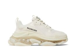 Кроссовки Balenciaga Wmns Triple S Sneaker Clear Sole - Eggshell, кремовый 544351 w2ga1 9100