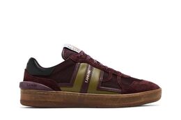 Кроссовки Lanvin Clay Low Translucent Sole - Burgundy Green, красный fm skdk00 nast a243940 | translucent sole - burgundy green