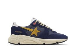 Кроссовки Golden Goose Running Sole Dark Blue Mustard, синий gmf00367 f003262 50708 | dark blue mustard