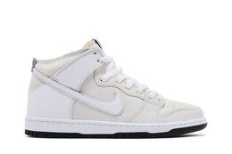 Кроссовки Nike AntiHero x Dunk High SB Wolf Grey, белый hm5837 100 | wolf grey