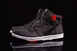 Кроссовки Nike Dunk CMFT High Black Denim, черный 705434 001 | black denim