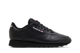 Кроссовки Reebok Classic Leather Black Pure Grey, черный 100008494