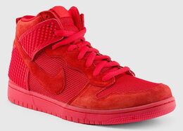 Кроссовки Nike Dunk Hi CMFT Premium Red October, красный 705433 601 | red october