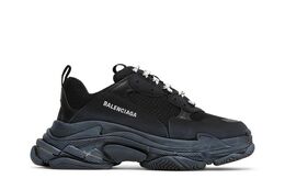 Кроссовки Balenciaga Triple S Sneaker Black, черный 534162 w09om 1000 | black