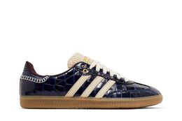 Кроссовки Adidas Wales Bonner x Samba OG Croc - Collegiate Navy, синий jh9825 | croc - collegiate navy