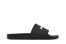 Кроссовки Palm Angels Pool Slider Essential Logo - Black, черный pmic010s24mat001 1001 | essential logo - black