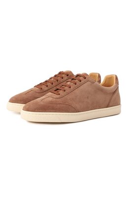 Замшевые кеды Brunello Cucinelli mzusiln311