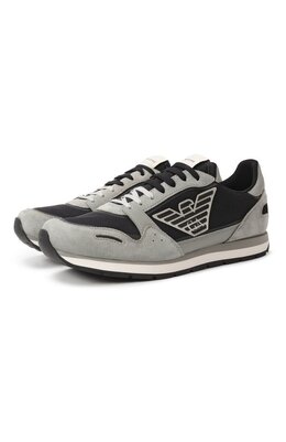 Комбинированные кроссовки Emporio Armani x4x537/xn730