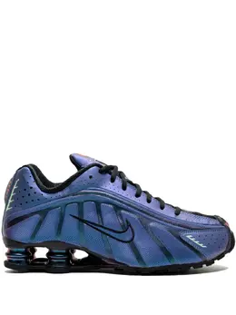 Кроссовки Shox R4 Iridescent/Black Nike, синий 25729774 | синий