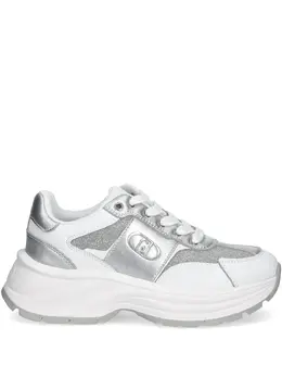 Liu Jo lurex-detail leather sneakers 28388311