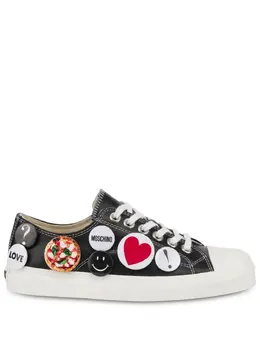 Moschino pin-embellished sneakers 27611432