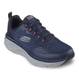 Мужские кроссовки Skechers Relaxed Fit D'Lux Walker 2.0 Steadyway, цвет Navy Orange 72255078 | navy orange