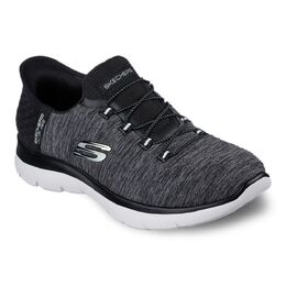 Женские кроссовки Skechers Hands Free Slip-ins Summits Dazzling Haze, цвет Black White 27834244 | black white