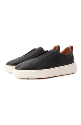 Кожаные кеды Santoni wbcg61323bartllk