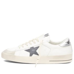 Кроссовки Stardan из кожи и замши Golden Goose, белый gmf00333-f006901-60466 | white, grey & silver