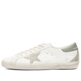 Кожаные кроссовки Super Star Golden Goose, белый gmf00102-f006899-11726 | white, green & ice