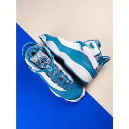 Кроссовки Nike Air Jordan 6 Rings, размер 36.5 RU, белый/голубой 101947305485