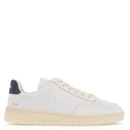 Veja V-12 Leather Low-Top Sneakers, Brand Size 39 ( US Size 6 ) xs2003680b-extra-white_white_cali