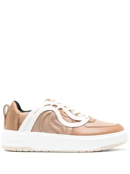 Stella McCartney S-Wave 1 faux-leather sneakers 21718084