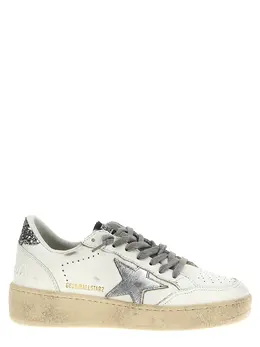 Golden Goose-Ball Star 2 Sneakers Silver-Donna 52189081829716