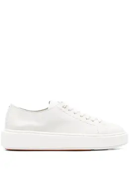 Santoni leather sneakers 28053892