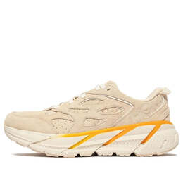 Кроссовки clifton l suede 'short bread' Hoka One One, мультиколор 1122571-sbry | short bread/radiant yellow