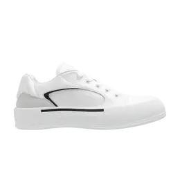 Кроссовки Alexander McQueen Skate Deck Plimsoll Low, белый/черный 777241 w4ss3 9061 | white black