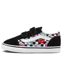 Кроссовки old skool sneakers black/white/red td Vans, черный vn000d3yaby | black/white/red/purple