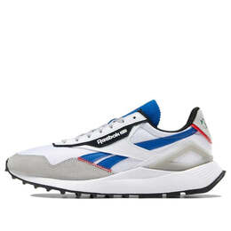 Кроссовки keith haring x classic leather legacy az 'dancing figures heel print' Reebok, белый gz1457 | white/blue