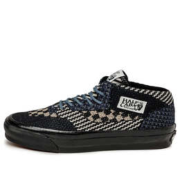 Кроссовки otw half cab reissue 33 'black engineered knit' Vans, черный vn000d23d6q1 | black