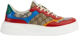 Кроссовки Gucci GG Sneaker Beige Red Blue, бежевый 726828 fabav 4050 | beige red blue