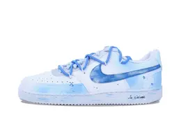 Кроссовки для скейтборда Court Vision 1 мужские с низким верхом, белый/синий Nike dh2987-101（team445-碧海潮生） | sky blue