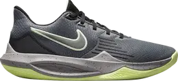 Кроссовки Nike Precision 5 'Iron Grey Barely Volt', черный cw3403 001 | black