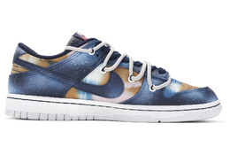 Мужские кроссовки для скейтбординга Nike Dunk, Black/Blue dm0108-400(teamr-男款喷绘星空黑蓝) | black/blue