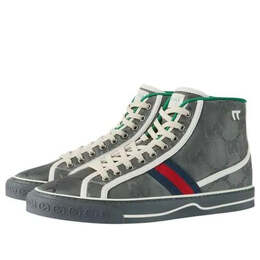 Кроссовки off the grid high 'dark grey' Gucci, серый 628717-h9h80-1162 | dark grey/blue/red