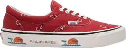 Кеды Vans OG Era LX Paisley - Pompeian Red, красный vn0a4bvaxe5 | red